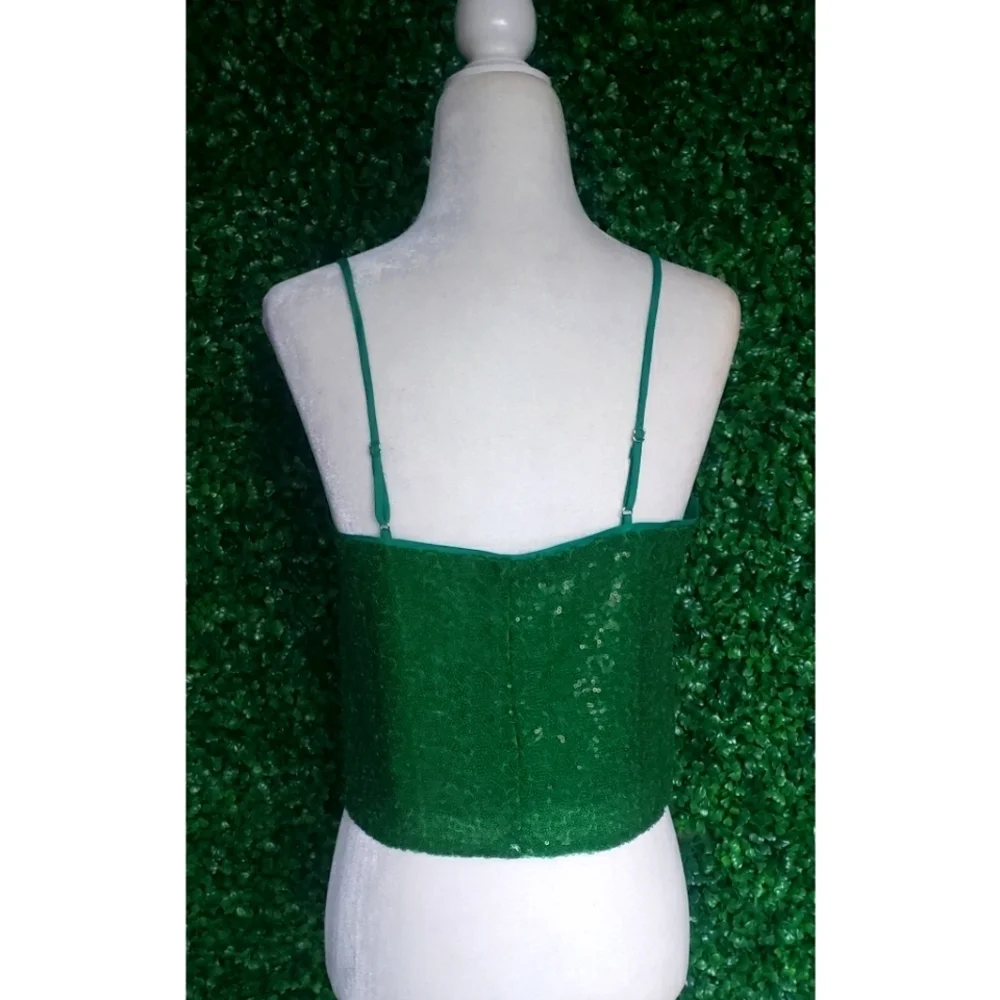 J.Crew Collection sequin crop top